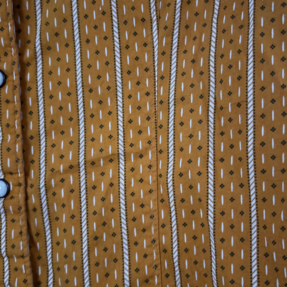 Cinch Women's Orange Button Down Shirt - Picture 2 of 4